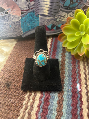 Aguilar Turquoise Adjustable Rings