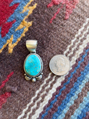 Turquoise Oxidized Pendent