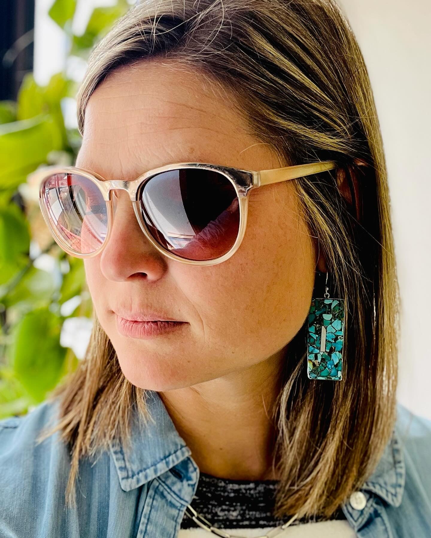 Aguilar Turquoise Mosaic Dangles