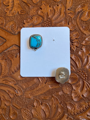 Jeannie Turquoise Studs