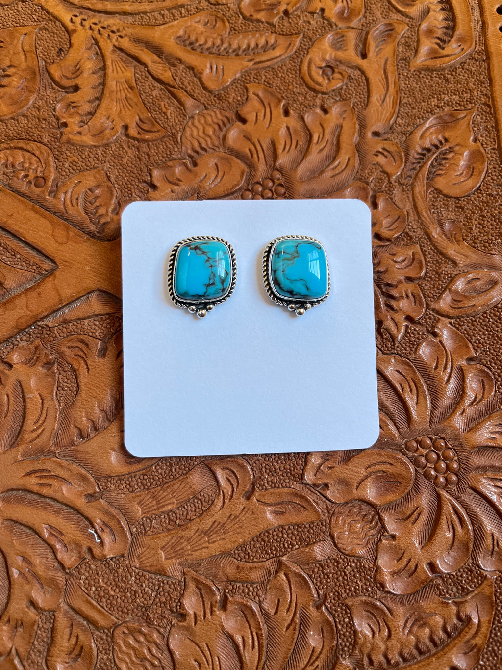 Jeannie Turquoise Studs