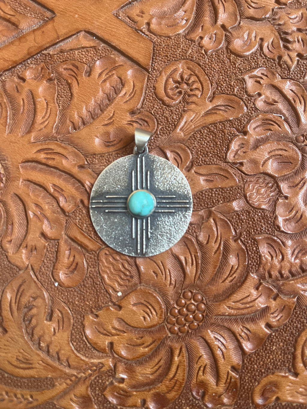 Southwest Zia Pendant