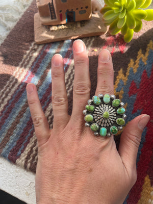 Multistone Sonoran Gold Statement Ring