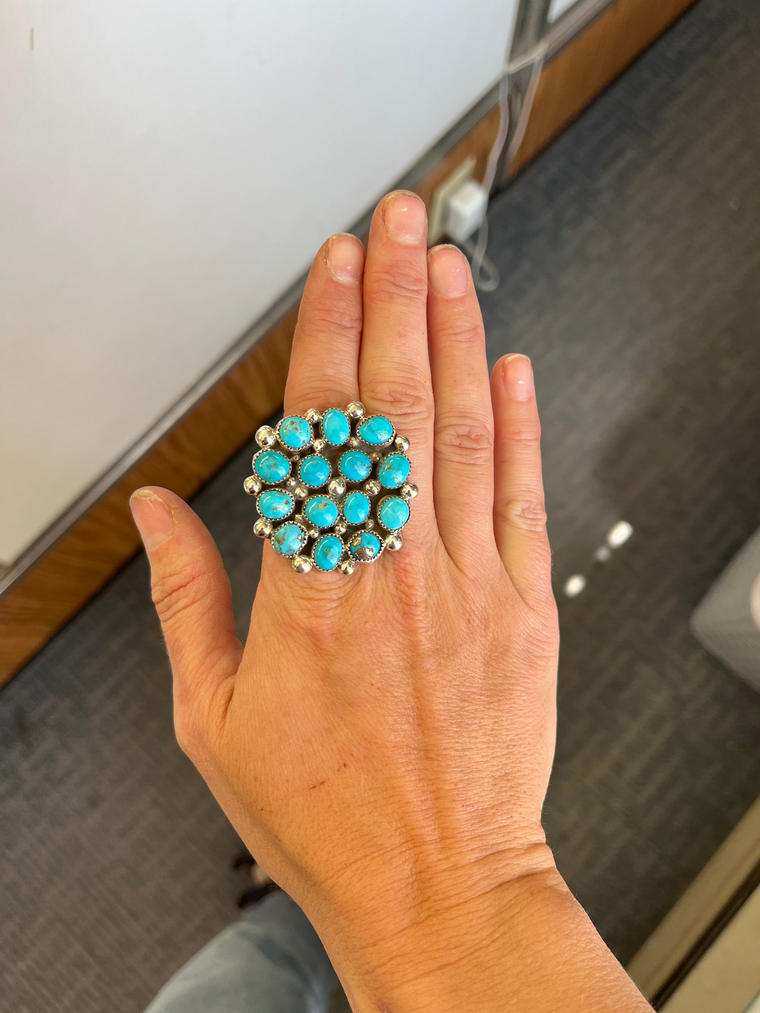 Turquoise Multistone Statement Ring