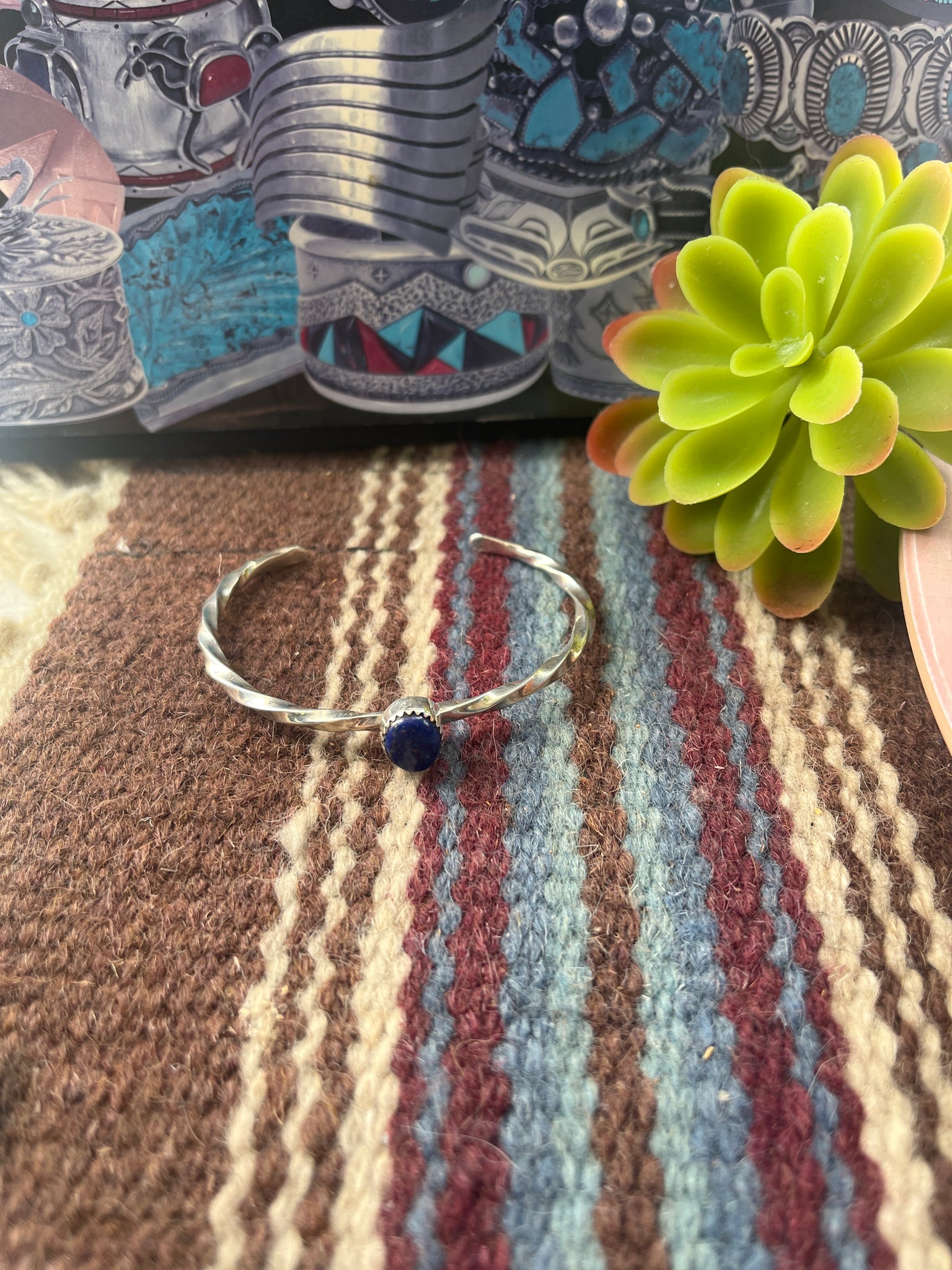 Aguilar Lapis Twist Bracelet
