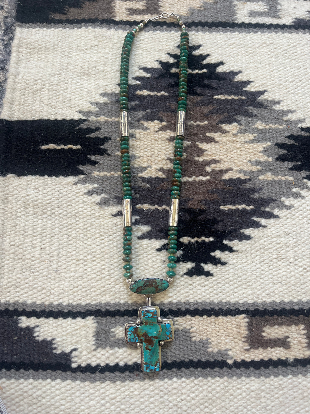 Royston Necklace with Cross Pendant