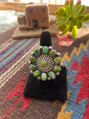 Multistone Sonoran Gold Statement Ring