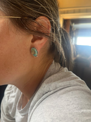 Aquatic Turquoise Studs