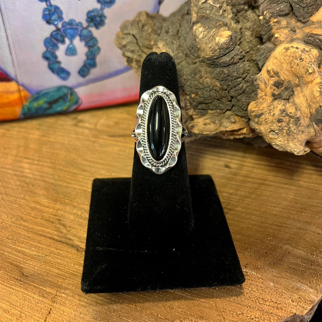 Long Onyx Ring