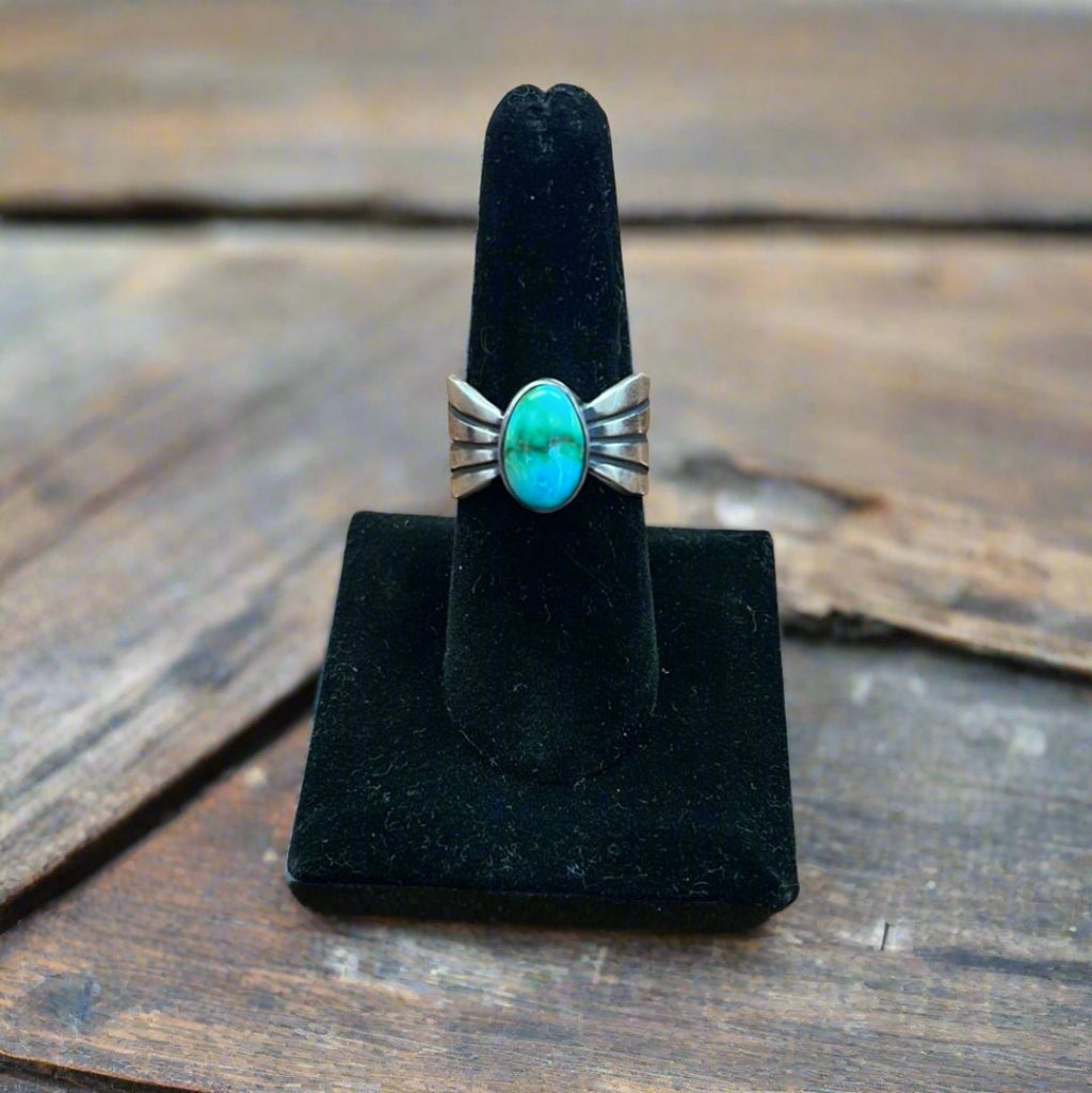 Sonoran Gold Turquoise and Silver Ring