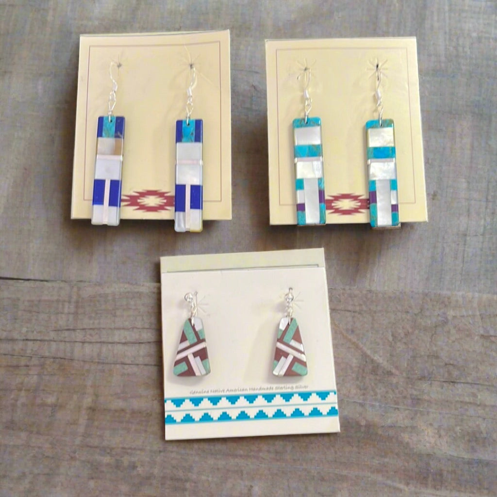 Simon Coriz Inlay Earrings