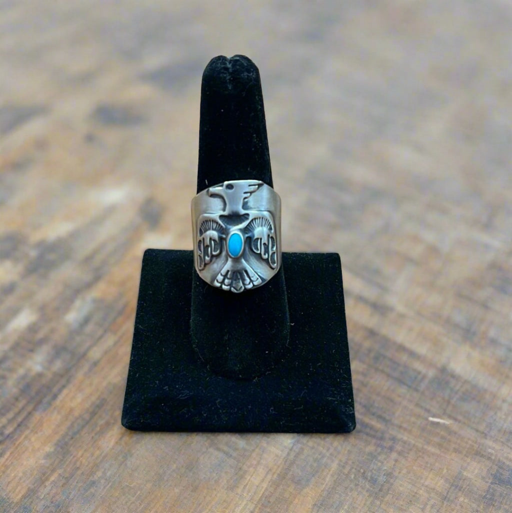 Thunderbird Wide Band Ring