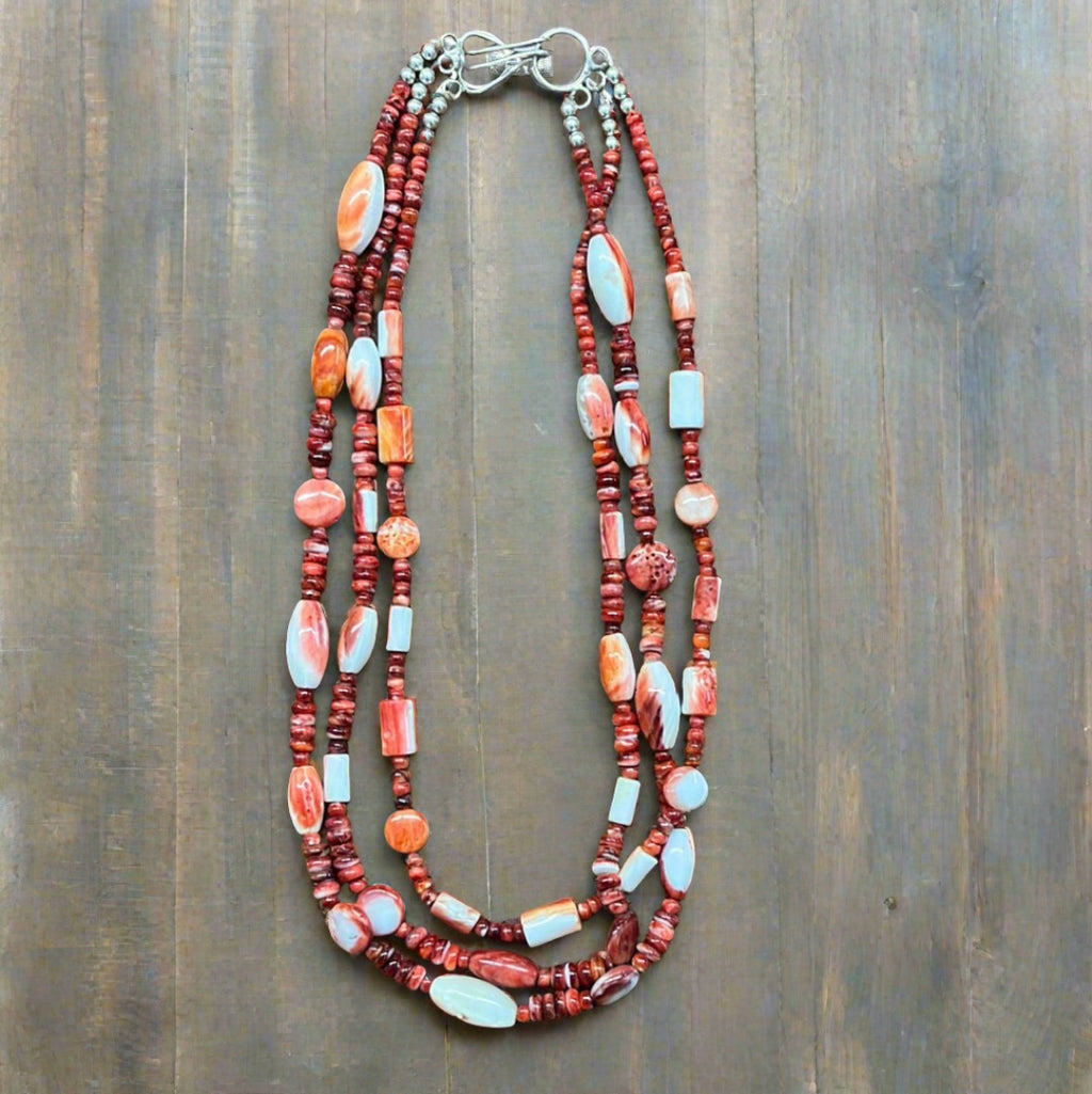 Fun Red Spiny Oyster Necklace