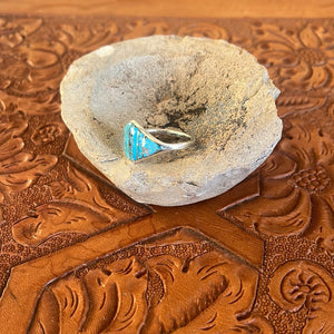 Unique Turquoise Inlay Ring