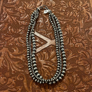Layered OxiBead Necklace