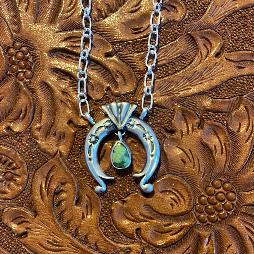 Sonoran Gold Turquoise Naja on Chain