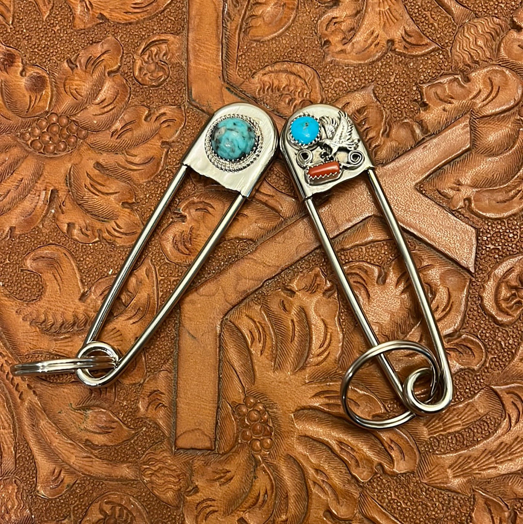 Safety Pin Keychains