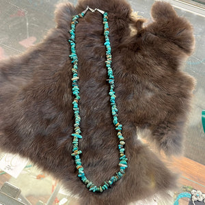 Turquoise Chunk Single Strand