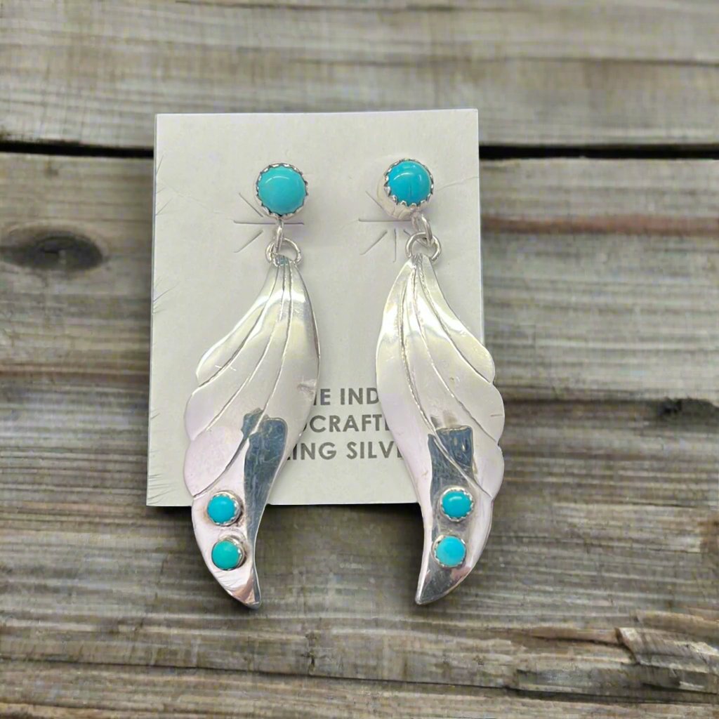 Silver Wave Dangles