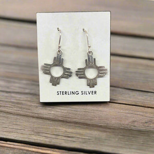 Sterling Silver Zia Earrings