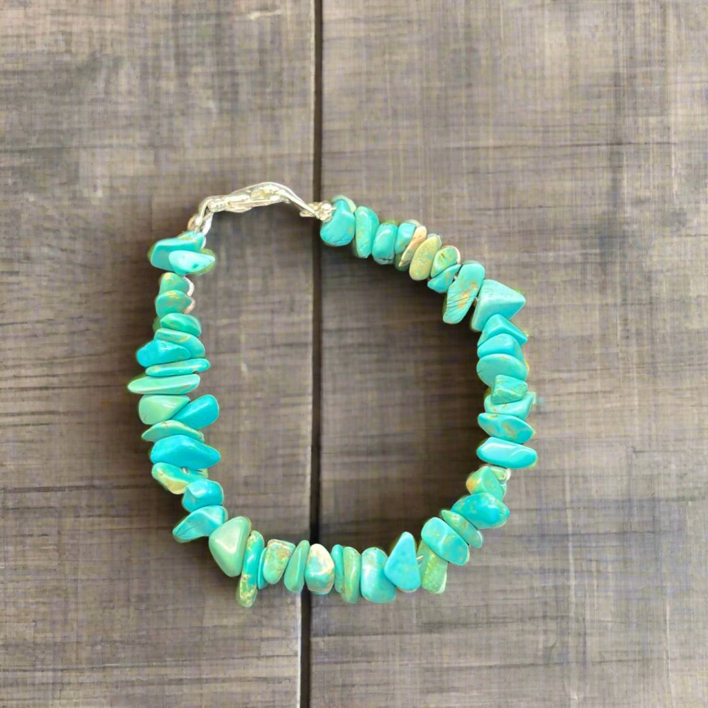 Turquoise Chunk Bracelets