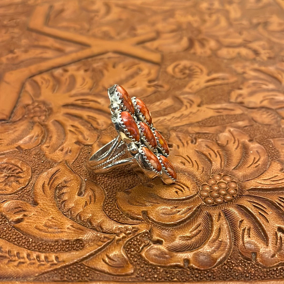 Spiny Oyster Cluster Ring