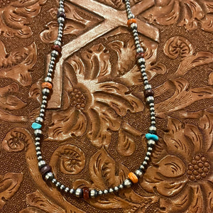 22” Multicolored OxiBead Necklace