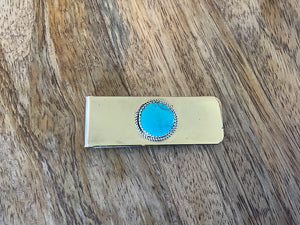 Single Stone Money Clip