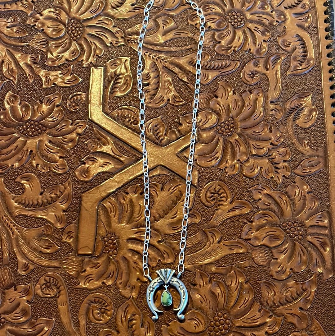 Sonoran Gold Turquoise Naja on Chain