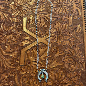 Sonoran Gold Turquoise Naja on Chain