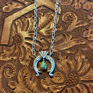 Sonoran Gold Turquoise Naja on Chain