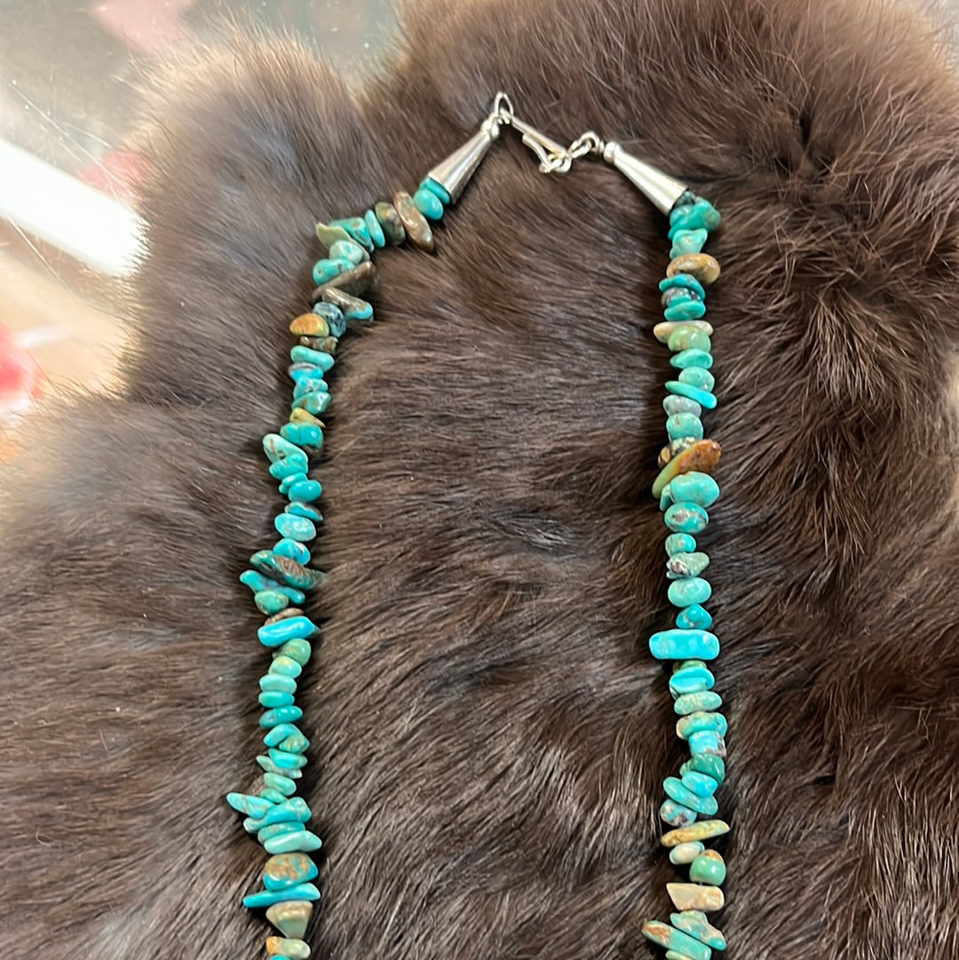 Turquoise Chunk Single Strand