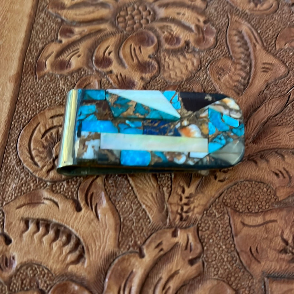 Multicolored Gold Money Clip