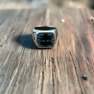 Men’s Southwest Design Inlay Ring