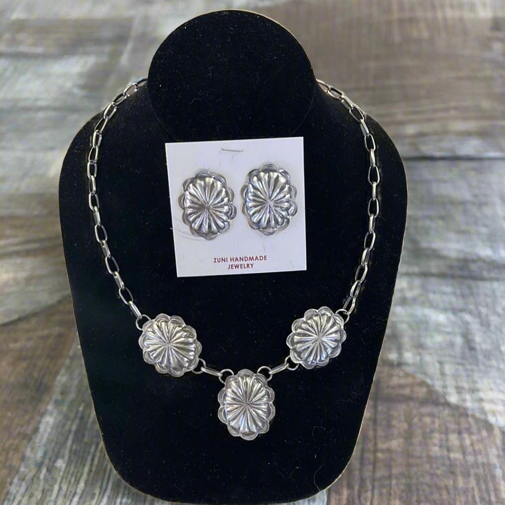 Sterling Sliver Concho Set