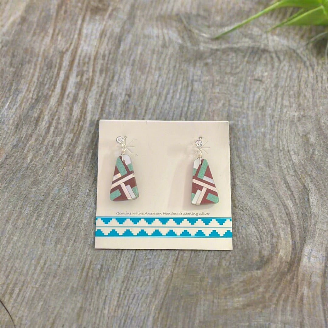 Simon Coriz Inlay Earrings