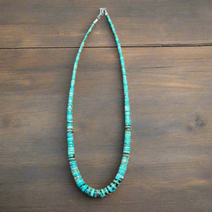 Royston Turquoise Heishi Necklace