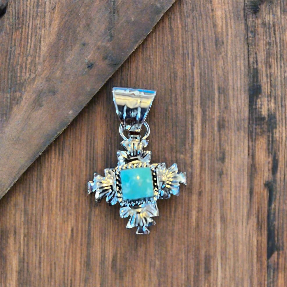 Small Zia Shaped Pendant