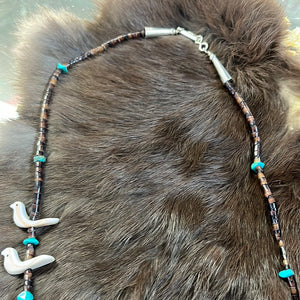 Single Strand Bird Necklace